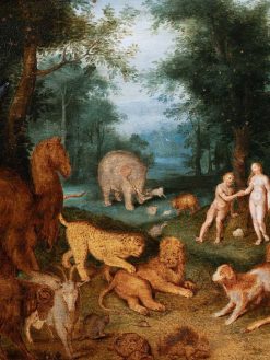 Louis Xiii | Galerie Nicolas Lenté Adam Et Eve Au Paradis, Atelier De Jan Brueghel Le Jeune (1601-1678)