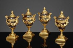 Objet De Decoration | Kollenburg Antiquairs Quatre Vases En Marbre Montes D'Epoque Louis Xvi, Circa 1775