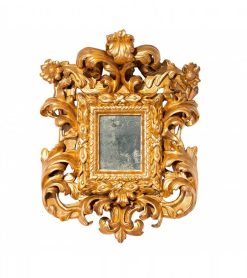 Miroirs, Trumeaux | Galleria Sinigaglia Miroir Baroque En Bois Dore, Rome 17E Siecle