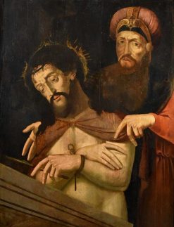 Louis Xiii | Antichità Castelbarco Ecce Homo Avec Ponce Pilate, Ecole Flamande Du 16E Siecle