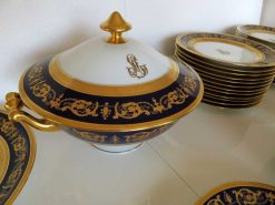 Ceramiques, Porcelaines | Antiquités Biau Bleu De Four Haviland Imperator, Service Complet En Porcelaine De Limoges