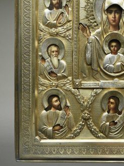 Art Nouveau | Galerie Puch Icone Icon Kurskaja Avec Un Riza En Argent Dore