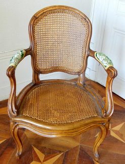 Louis Xv | GSLR Antiques Paire De Fauteuils Cannes Louis Xv - Estampille Sulpice Brizard