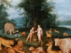 Louis Xiii | Galerie Nicolas Lenté Adam Et Eve Au Paradis, Atelier De Jan Brueghel Le Jeune (1601-1678)