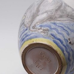 Annees 50-60 | Galerie Latham Enlevement D'Europe Grand Vase En Faience De Pierre Roulot