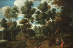 Nouveautes | Jan Muller Lucas Van Uden (1595-1672). Deux Paysages Animes