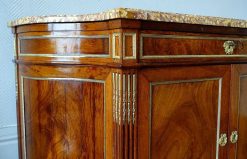 Directoire | GSLR Antiques Buffet Directoire En Acajou Et Marbre Brocatelle D'Espagne