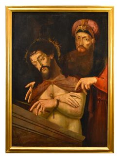 Louis Xiii | Antichità Castelbarco Ecce Homo Avec Ponce Pilate, Ecole Flamande Du 16E Siecle