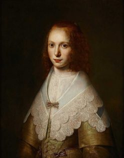 Nouveautes | Floris van Wanroij Fine Art Portrait D'Une Jeune Fille - Pieter Hermansz. Verelst (1618-Vers 1678)