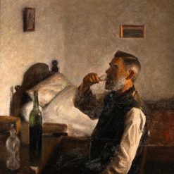 Moyen Age | Chastelain & Butes Fermier Occupe A Manger Son Repas - Axel Soeborg (1872-1939)