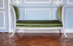 Directoire | Galerie Pellat de Villedon Banquette Formant Lit De Repos Laquee