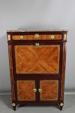 Louis Xvi | Philippe Cote Antiquités Secretaire Louis Xvi En Marqueterie