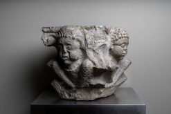 Moyen Age | Dei Bardi Art Chapiteau Roman Representant Quatre Africains - Pouilles, Xiiie Siecle