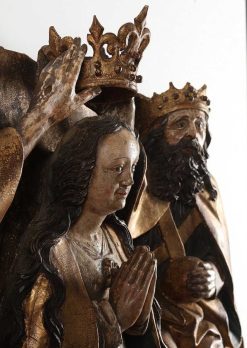 Xvie Siecle Et Avant | Jan Muller Le Couronnement De La Vierge - Altenburg En Thuringen. Vers 1500