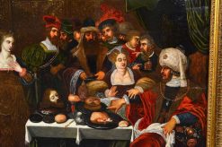 Louis Xiii | Antichità Castelbarco Banquet D'Herode, Gaspar Van Den Hoecke ( 1585 - 1648)