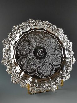 Argenterie Et Orfevrerie | L'orfèvrerie lyonnaise Odiot - Plat De Presentation En Argent 950, Paris 1819-38