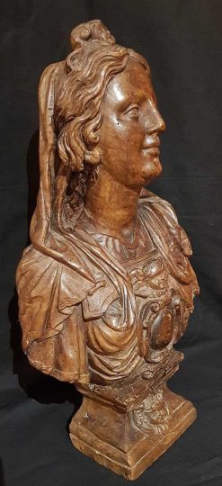 Art Sacre, Objets Religieux | Guillemette Vernay Chantrel Buste Reliquaire D'Une Femme En Noyer Sculpte, Italie Fin Xvie, Debut Xviie Siecle