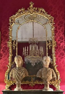 Miroirs, Trumeaux | Galerie Sylvain Levy Alban Grand Miroir Italien Rococo A Parecloses Vers 1750