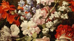 Xviie Siecle | Franck Anelli Fine Art Bouquet De Fleurs Sur Un Entablement - Jean-Baptiste Monnoyer (1636-1699)