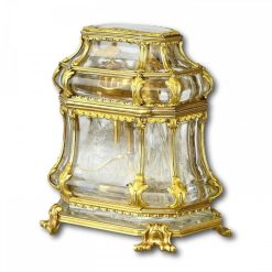 Objets De Vitrine | Matthew Holder Exceptionnel Necessaire En Cristal De Roche Monte Sur Or