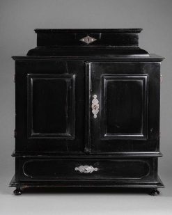 Louis Xiii | Franck Baptiste Paris Cabinet En Ebene Orne De Peintures, Italie 17E Siecle