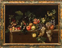 Nouveautes | Cantore Galleria Antiquaria Agostino Verrocchio (1586-1659) Nature Morte Avec Pommes, Raisins, Figues