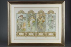 Gravures Anciennes | Galerie Tourbillon Les Saisons - Alphonse Mucha (1860-1939)