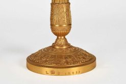 Louis-Philippe | Gallery de Potter d'Indoye Paire De Bougeoirs Royaux En Bronze Dore Pour Louis-Philippe Au Chateau De Neuilly