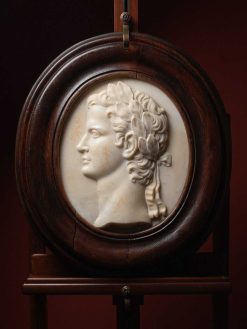 Louis Xiv | Galerie Lamy Chabolle Paire De Medaillons En Marbre Representant Cesar Et Auguste