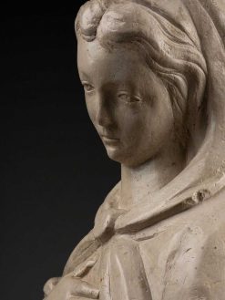 Renaissance | Galerie Alexandre Piatti Demi-Buste D'Une Vierge De L'Annonciation - Italie Fin Du Xve Siecle