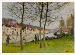 Xxe Siecle | Ralph Gierhards Antiques Pierre Eugene Montezin (1874 1946) - Bords De La Seine