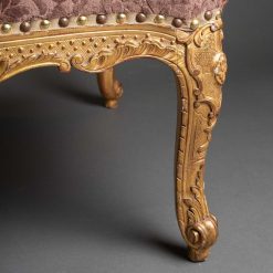 Regence | Laurent Chalvignac Paire De Larges Fauteuils Epoque Regence Xviiie Siecle