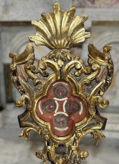 Art Sacre, Objets Religieux | Le jardin des Moines Grande Paire De Monstrances Reliquaire Du Xviiie Siecle