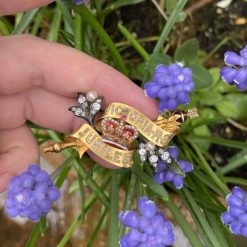 Bijouterie, Joaillerie | Matthew Holder Broche En Or Commemorant Le Jubile De La Reine Victoria, Fin Du 19E Siecle