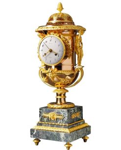 Horloges, Cartels | Richard Redding Antiques Pendule De Cheminee En Forme De Vase Empire Medicis Par Laurent A Paris