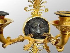 Nouveautes | Galerie Maxime Fustier Paire D'Appliques Aux Lions D'Epoque Empire