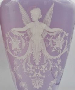 Verrerie, Cristallerie | Anne Besnard Paire De Vases En Opaline, Xixe Siecle