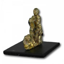 Art Sacre, Objets Religieux | Matthew Holder Relief En Bronze Dore Representant Saint Marc Avec Son Lion, 3E/14E Siecle