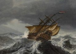 Nouveautes | Galerie Barnabé Hendrick Staets (1600/1626 - 1659/1679) - Navires Hollandais Par Mer Agitee