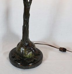 Art Nouveau | Galerie Lauretta Lampe En Bronze Art Nouveau Ludwig Beck 1895