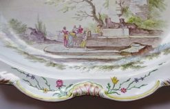 Ceramiques, Porcelaines | Anne Besnard Plat En Faience De Marseille, Fabrique De La Veuve Perrin Xviiie Siecle