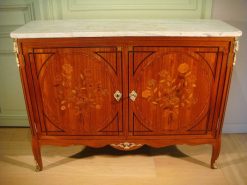 Transition | Antiquaires Balzeau & Brion Buffet Commode A Portes Epoque Transition Estampille De Denizot