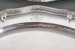 Argenterie Et Orfevrerie | Emmanuel Redon Silver Fine Art Gustave Odiot Set De Dix Plats En Argent Massif Xixe Siecle