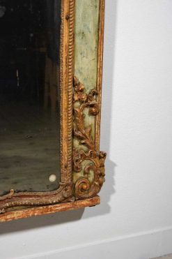 Miroirs, Trumeaux | Brozzetti Antichità Grand Miroir Baroque Italien Du Xviiie Siecle En Bois Et Pastiglia Laque