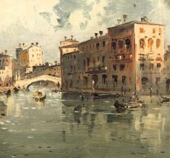 Napoleon Iii | Romano Ischia Venise, Le Grand Canal A Cannaregio - Giuseppe Riva (1834-1916)