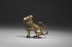 Moyen Age | Emmanuel Soubielle Works of Art Petit Lion En Bronze Ou Etain, Xve Siecle