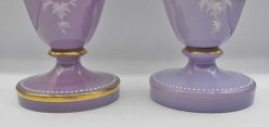 Verrerie, Cristallerie | Anne Besnard Paire De Vases En Opaline, Xixe Siecle