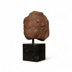 Archeologie | Kinder Kunstkammer Tete De Divinite En Gres Rose Mouchete. Periode Gupta. Ve-Vie Siecle. Inde