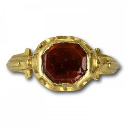 Bijouterie, Joaillerie | Matthew Holder Bague Renaissance En Or Avec Un Grenat Hessonite