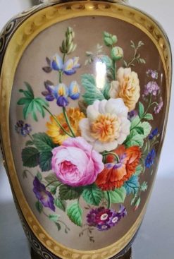 Louis-Philippe | Anne Besnard Vases En Porcelaine D'Epoque Restauration